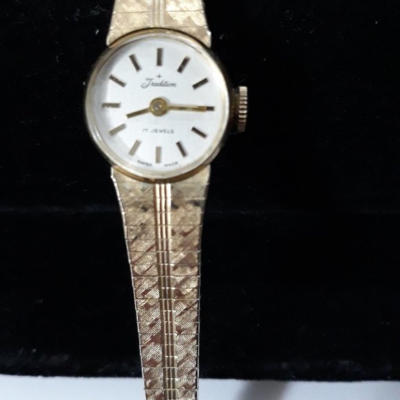 Watch 10k RG Women Tradition Brand 17 Jewels Swiss Women Watches